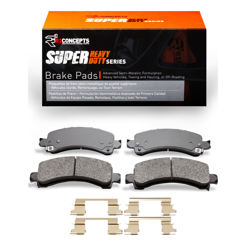 Chevrolet Express 3500 Brake Pads - Rear - R1 Concepts - Super Duty - `03-`20